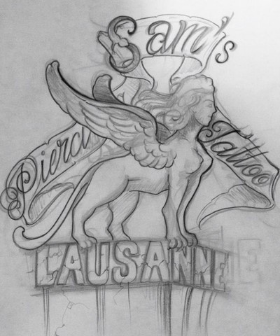 Tatouage Dessin SAM's Piercing & Tattoo