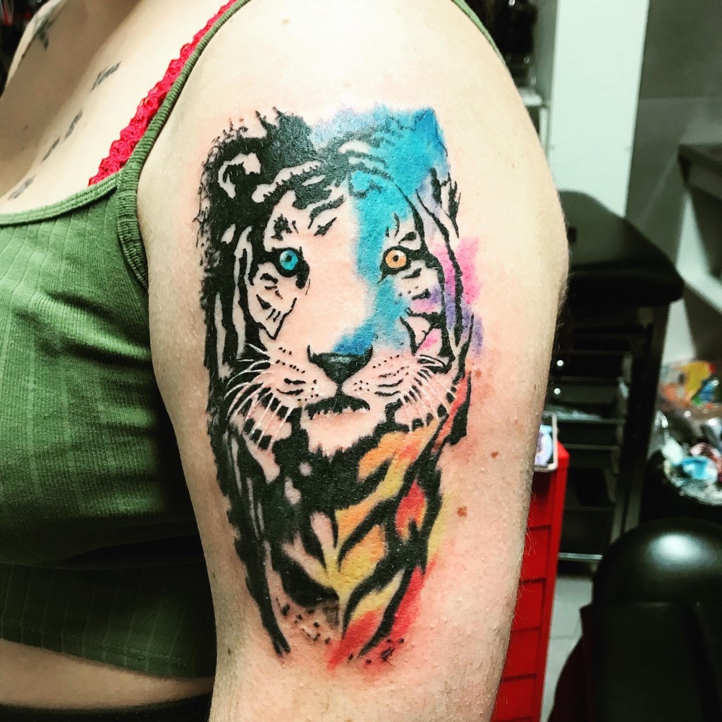 Tatouage lion