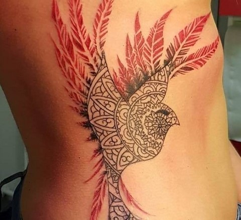 Tatouage ouseau phénix