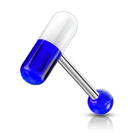 Piercing Langue barbell exta