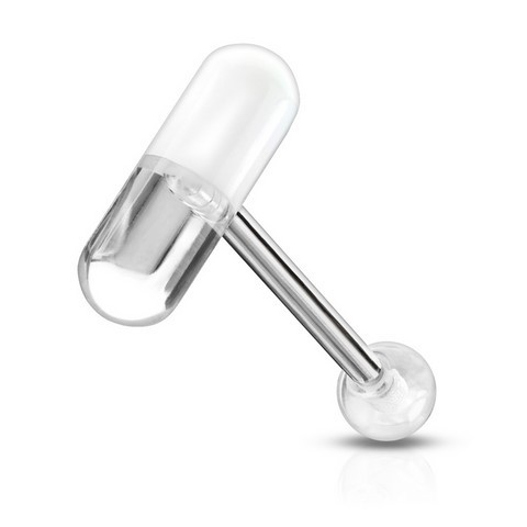 Piercing Langue barbell exta