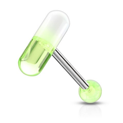 Piercing Langue barbell exta