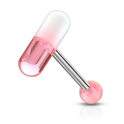 Piercing Langue barbell exta