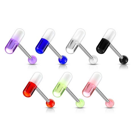 Piercing Langue barbell exta