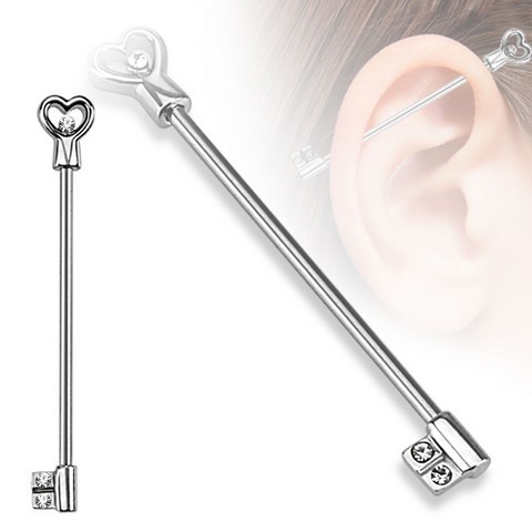 Bijou Piercing Oreille : Industriel