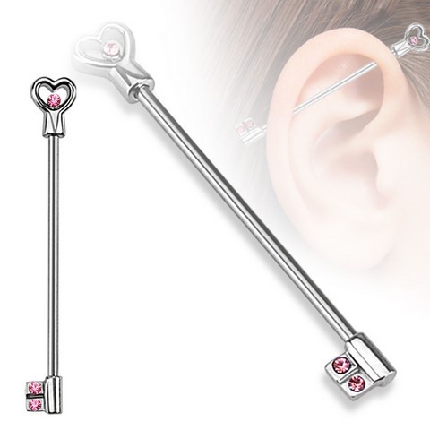 Bijou Piercing Oreille : Industriel