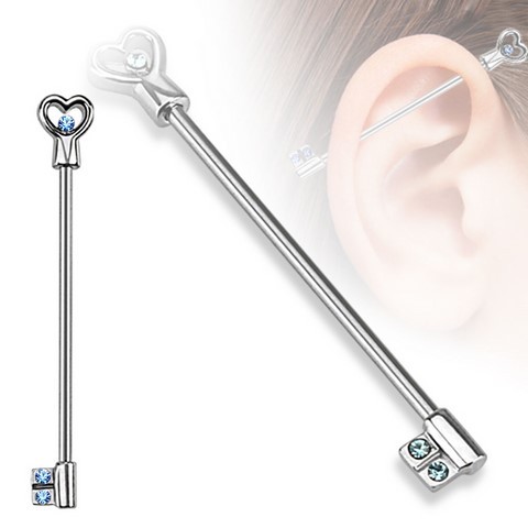 Bijou Piercing Oreille : Industriel