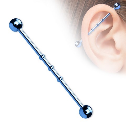 Bijou Piercing Oreille : Industriel