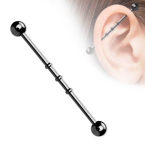 Bijou Piercing Oreille : Industriel