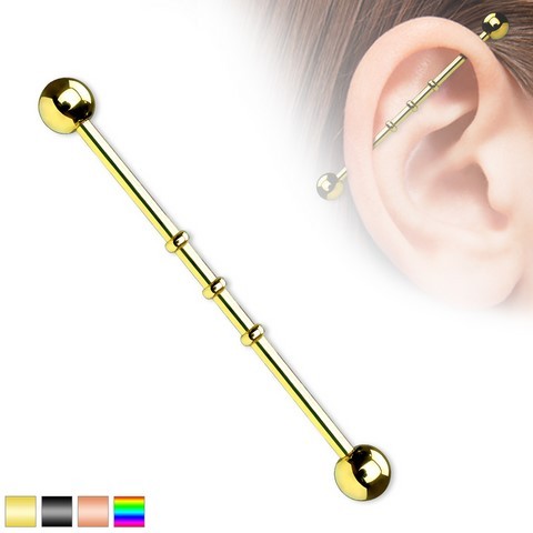 Bijou Piercing Oreille : Industriel