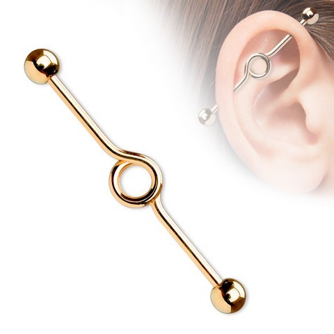 Bijou Piercing Oreille : Industriel