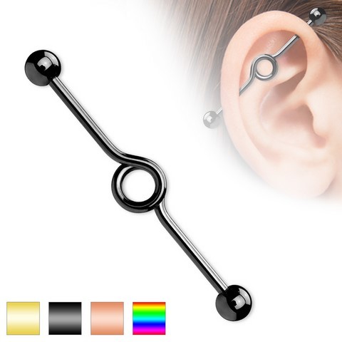 Bijou Piercing Oreille : Industriel