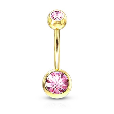 Bijou Piercing Nombril Banane or