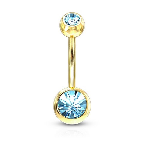 Bijou Piercing Nombril Banane or