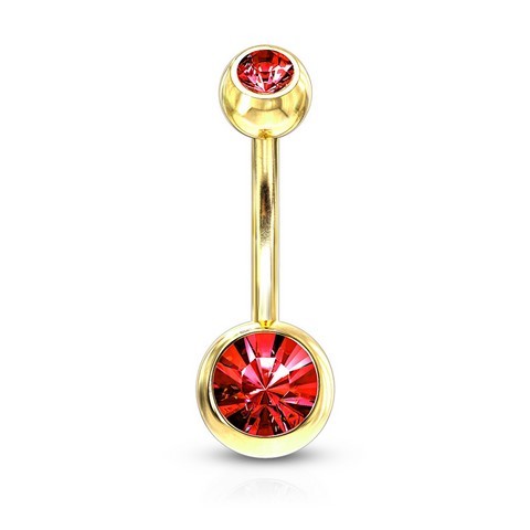 Bijou Piercing Nombril Banane or