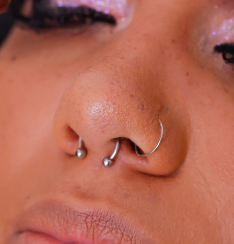 Piercing septum nez