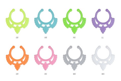 Piercing faux-septum