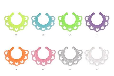 Piercing faux-septum