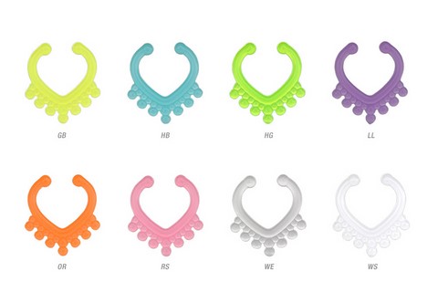 Piercing faux-septum